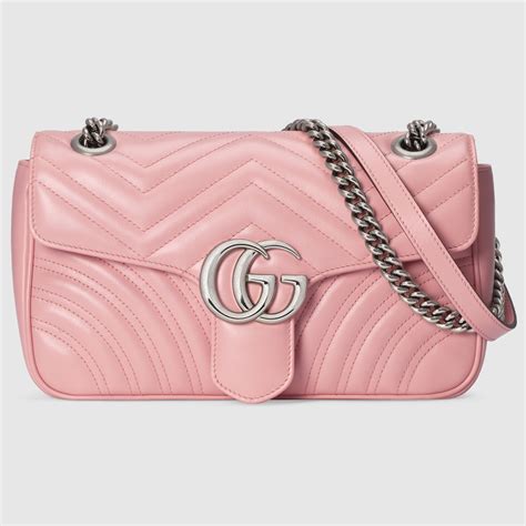 borsa gucci rosa marmont|gucci borse a spalla.